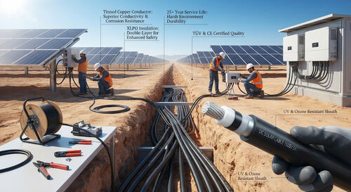 Latest company news about Cavo solare DC: cablaggio fotovoltaico ad alte prestazioni certificato TUV per progetti solari globali